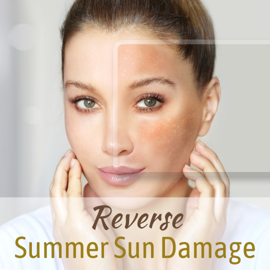 Reverse the effects of summer sun damage with Dermaplaning and PCA Peels at Incentives..