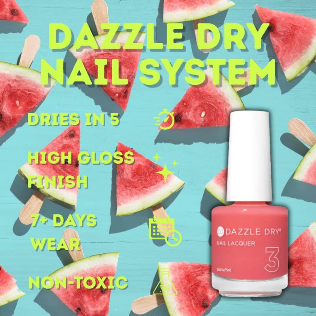 Summer is the perfect time to Dazzle Dry!